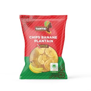 Chips plantain épicées - Tantie - Sachet 85g