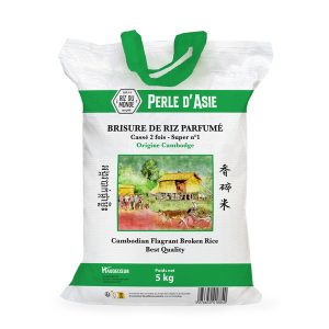 Riz cassé 2 fois Perle d'Asie - Riz du monde - 5Kg