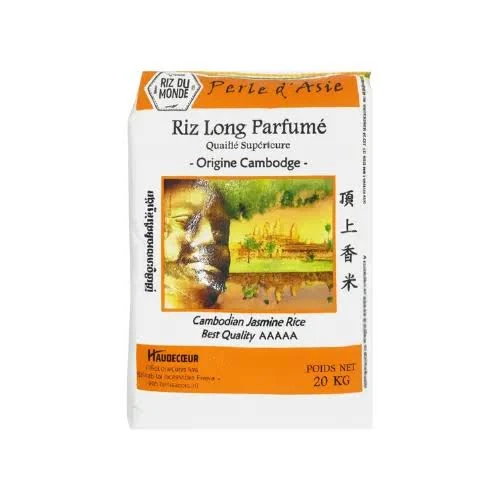 Riz long parfumé au jasmin - Perle d'asie - 20Kg
