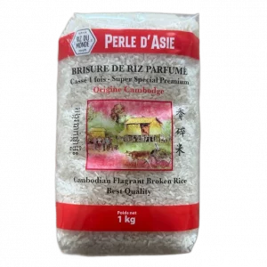 Riz cassé 1 fois Perle d'Asie - Riz du monde - 1Kg