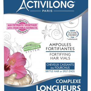 Ampoules fortifiantes pour cheveux cassants ou fourchus "Activilong"