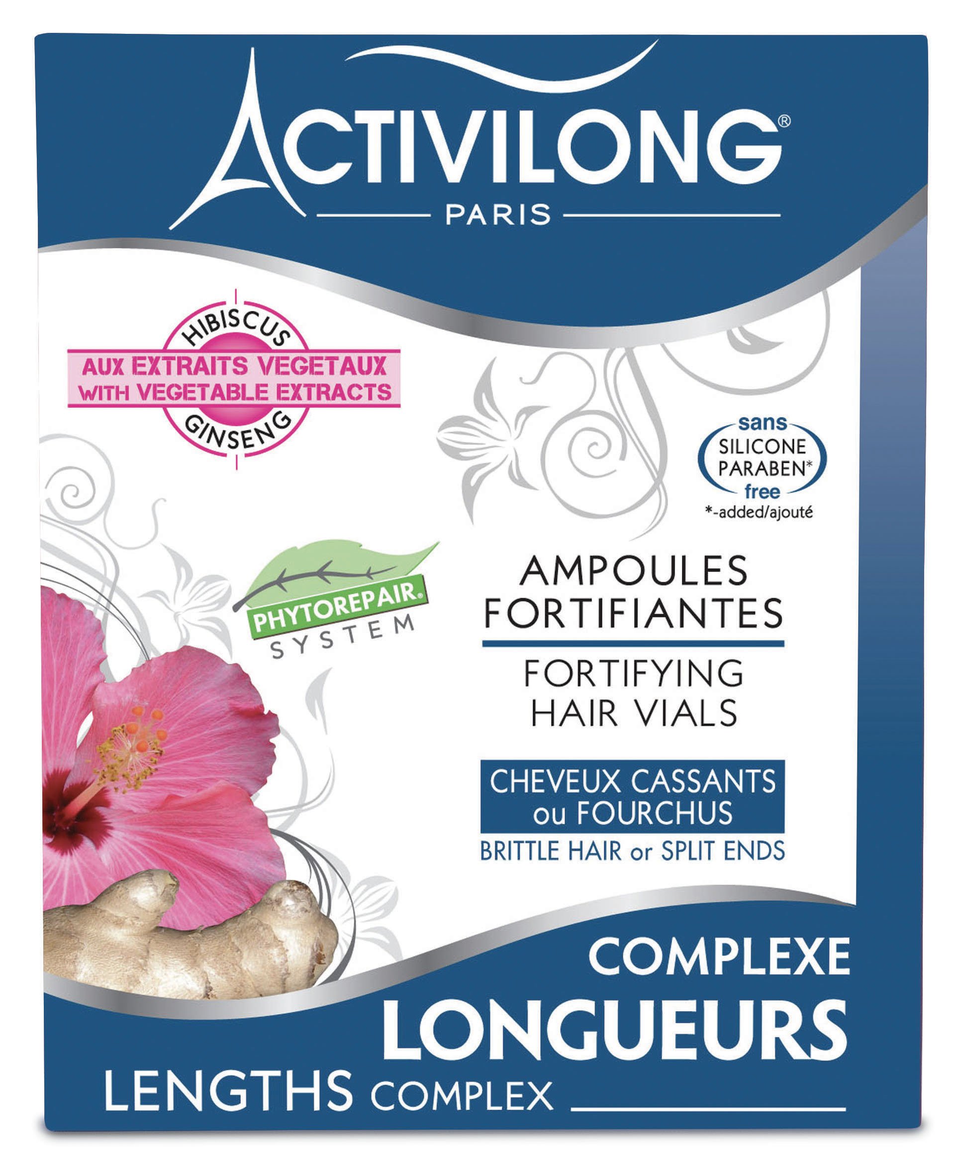 Ampoules fortifiantes pour cheveux cassants ou fourchus "Activilong"