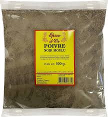 Poivre noir moulu