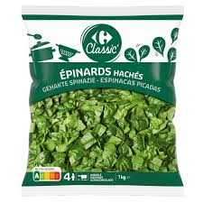 Épinards hachés