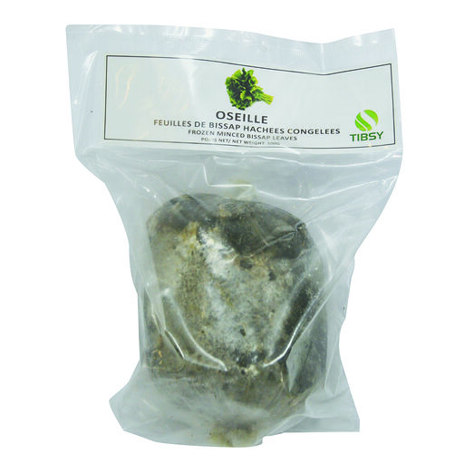 Feuilles bissap / oseille hachée surgelée