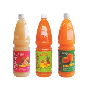 Jus star mango/goyave/mixe/litchi/ananas 1,5 l
