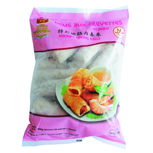 Nem crevette "foo seng" 800g (x14) - 800 g