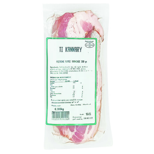 Poitrine fumee tranchee ti boukane - 300g