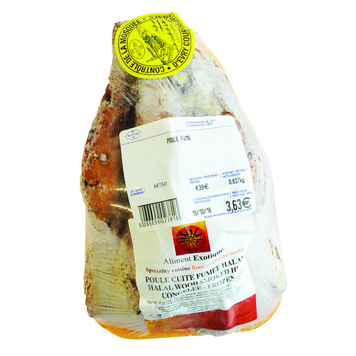 Poule fumee halal surgele - par 11 kg