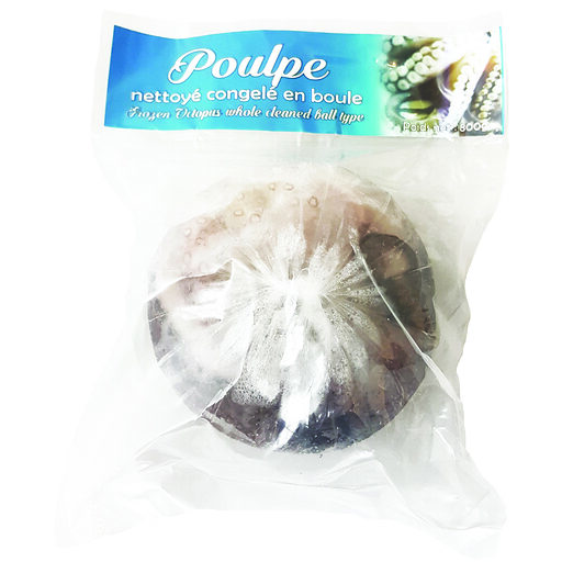 Poulpe s/bec s/yeux 800 gr (x15) 12kg net surgelé
