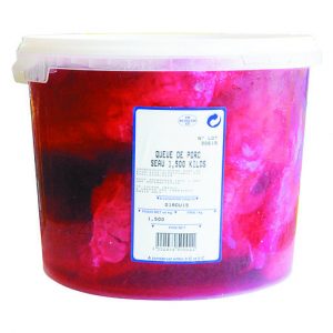 Queue de porc en seau 1,5 kg "cochon créole"