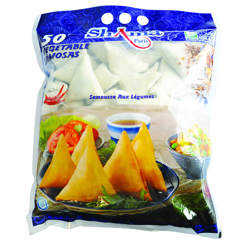 Samoussa légumes "shama" (sachet de 50 pièces) surgelés - 1.30 kg