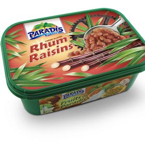 Glace paradis rhum raisin 1lx20