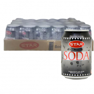 Soda Star 100% naturel - Bouteille 25 cl x 24