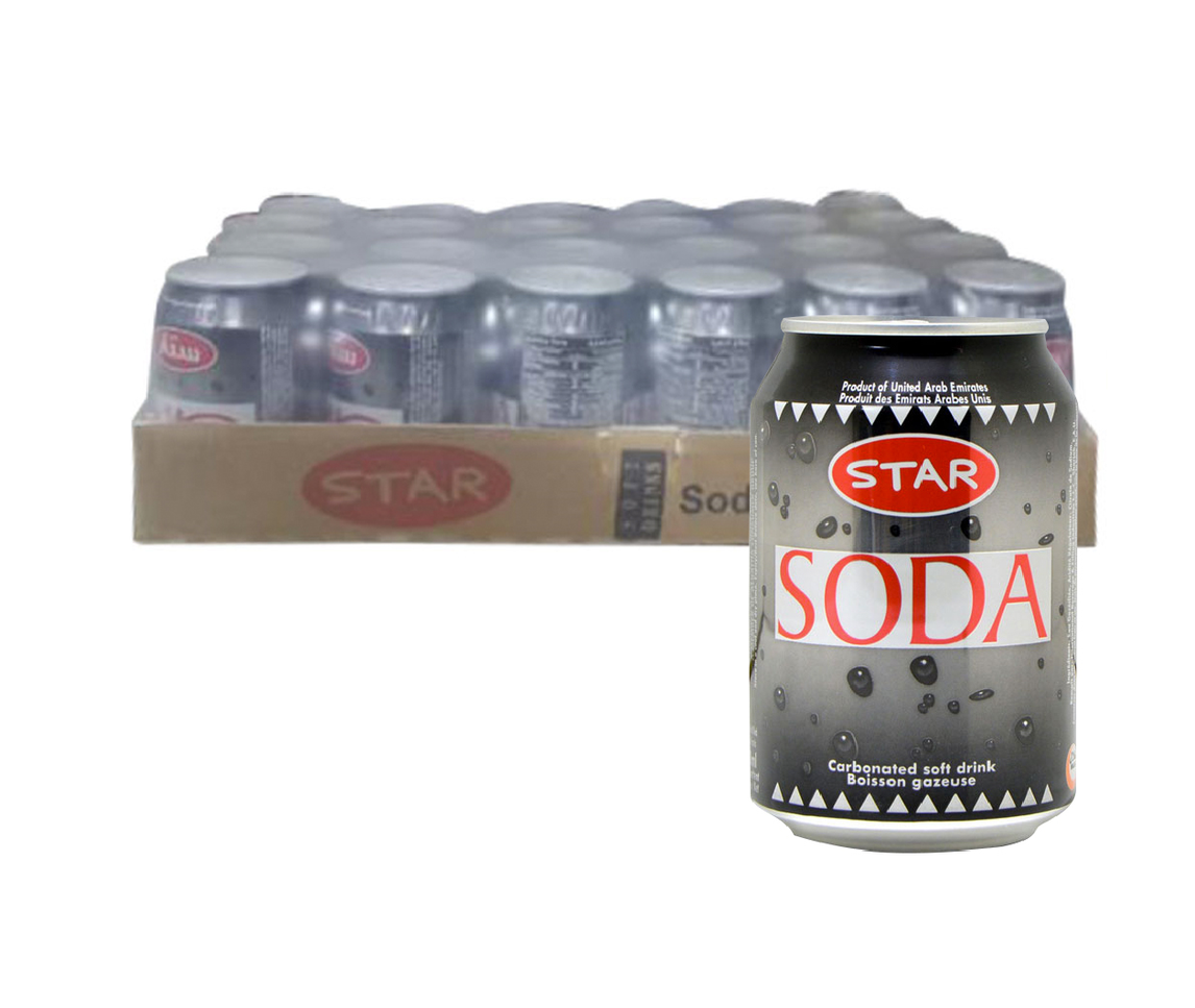 Soda Star 100% naturel - Bouteille 25 cl x 24