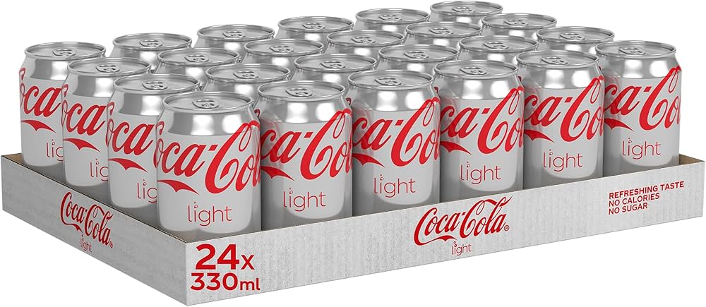 Coca cola light canette 33 cl x 24