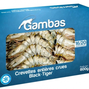 Gambas crues 16/20 bangladeshi - 10 800g