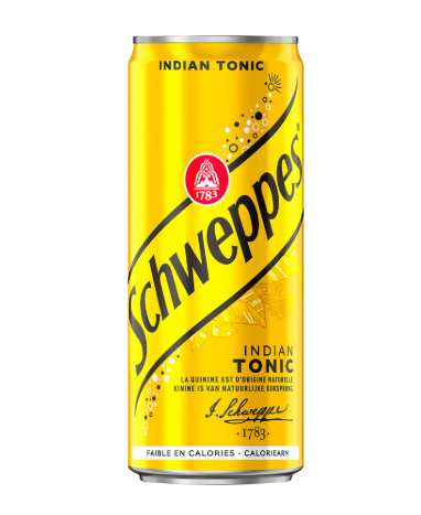 Soda Schweppes - Canettes 33cl x 24