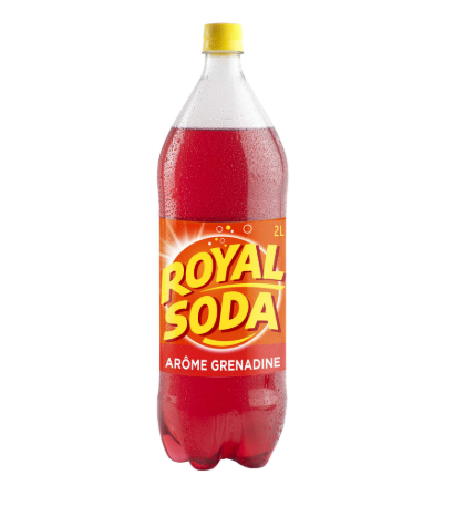 Soda Grenadine, Orange, Citron - Bouteille 2L x 6