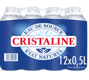 Eau de source Cristalline - Bouteille 50cl x 12