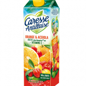 Cocktail fruité Caresse antilaise orange et acerola 1L x 6