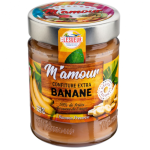 Confiture banane Mamour 325gx12