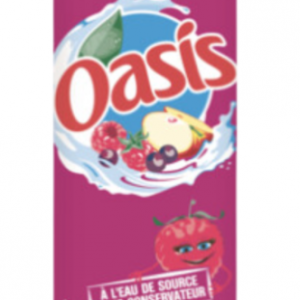 Boisson Oasis Pomme/Cassis 33 cl - Pack de 24