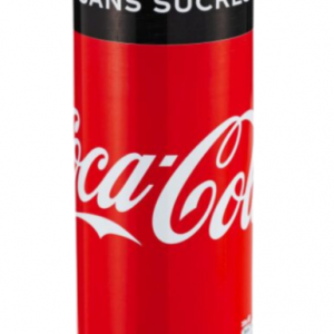 Coca zéro canette 33 cl - Pack de 24