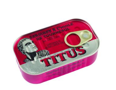 Sardines épicées à l'huile - Hot Titus - 125g