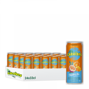 Soda Caraïbos canette 33 cl - Pack de 24