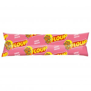 Glace floup sirop fraise 20x130g