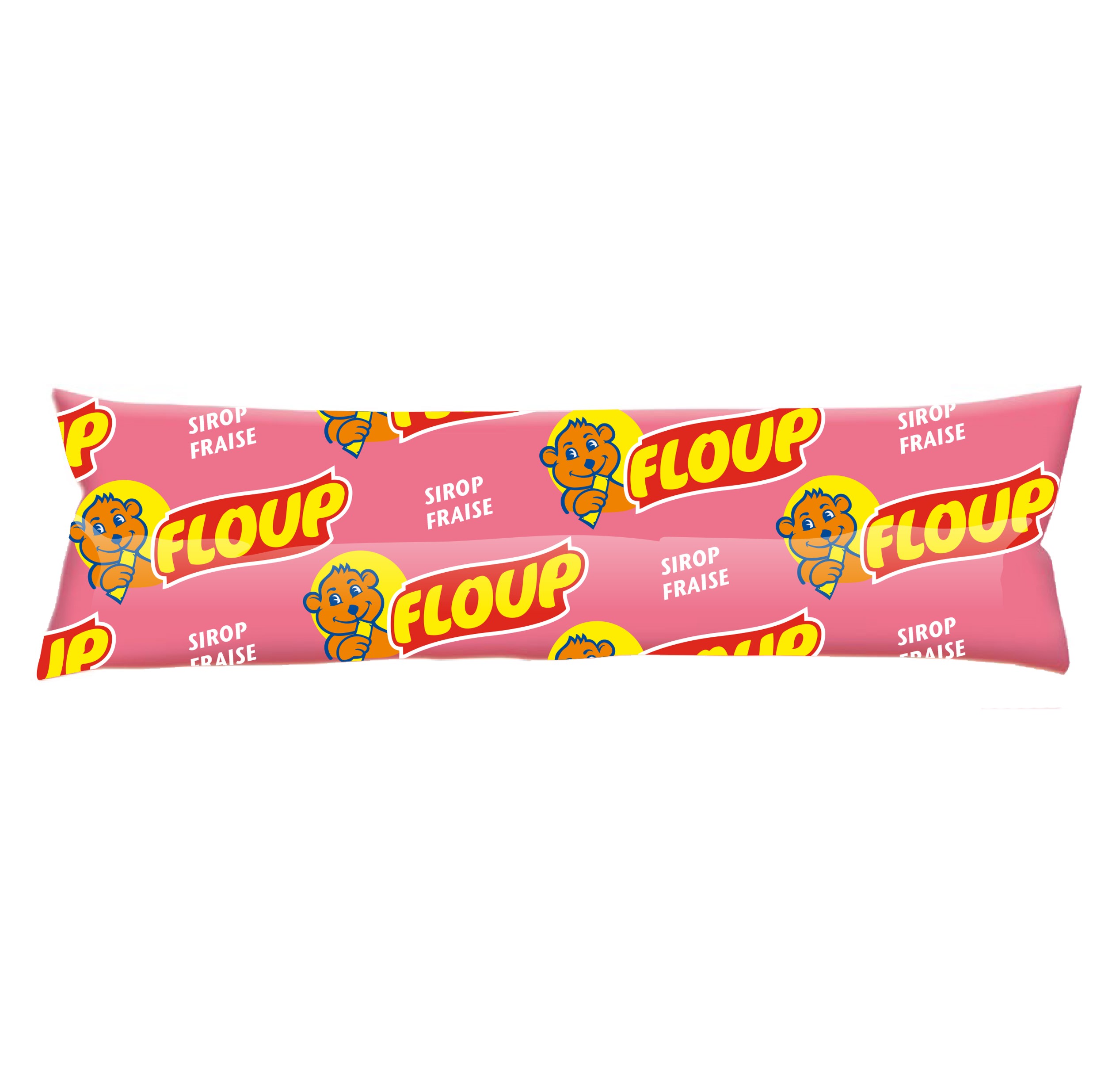 Glace floup sirop fraise 20x130g