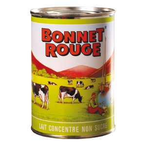 Lait concentre non sucré bonnet rouge 2 x 12 x 410g