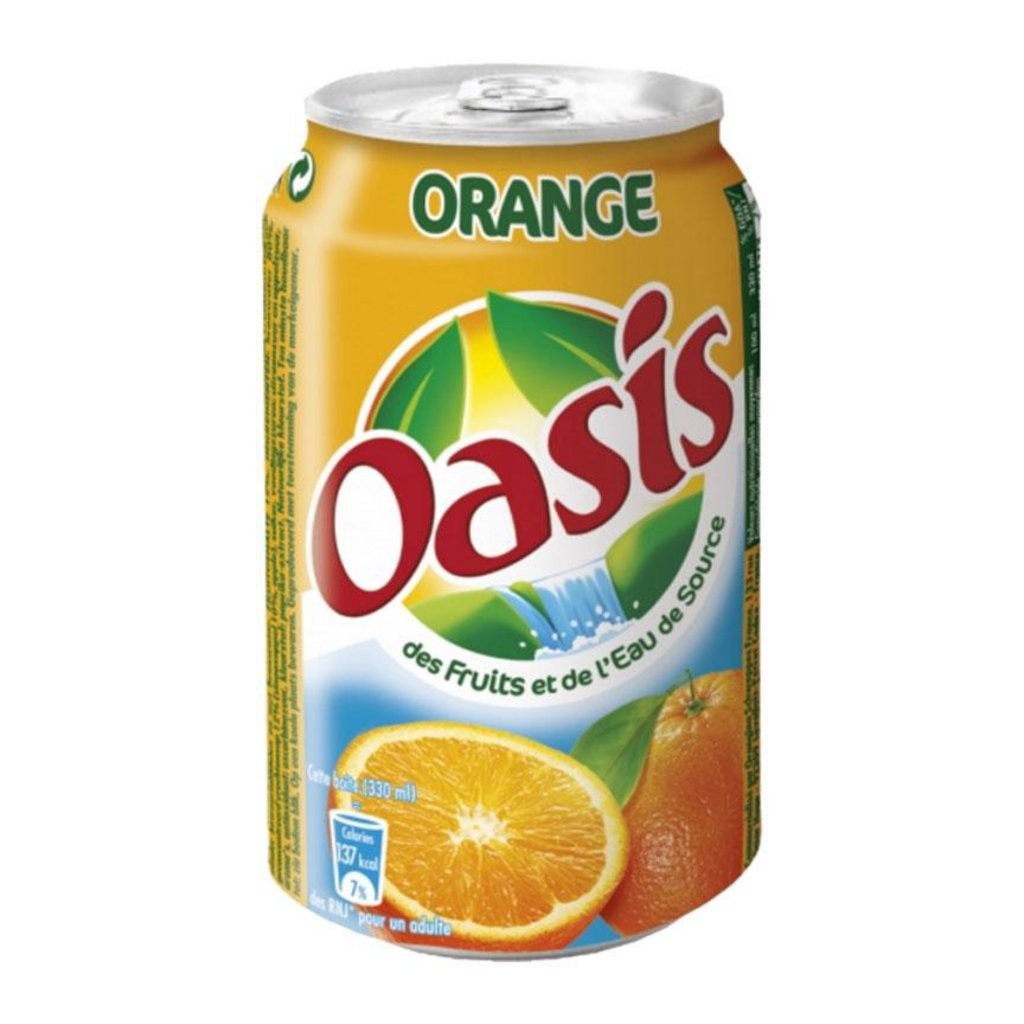 Boisson fraîche Oasis orange 33 cl - Pack de 24