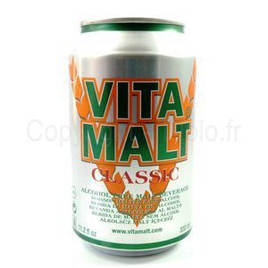 Vita Malt Classic - Boisson africaine canette 50cl x 24