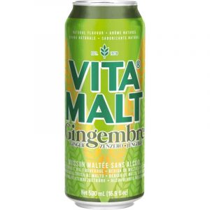 Vita Malt Gingembre Boissons Africaines - Pack de 24 Canettes 50cl