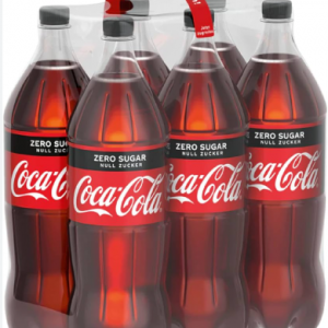 Coca zéro bouteille 1,5l X 9