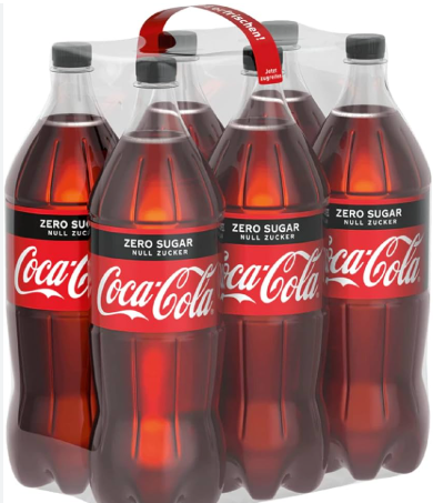 Coca zéro bouteille 1,5l X 9