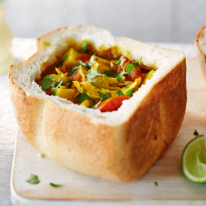 Le Bunny Chow végétarien