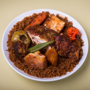 Thiéboudienne (riz au poisson)