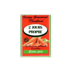 Savon clarifiant gommant à la carotte 200 g 2 Jours Propre – savon exfoliant purifiant pour visage et corps