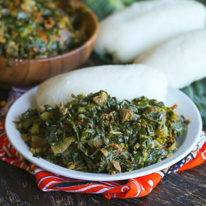 Ugali avec sukuma wiki