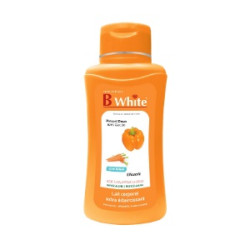 Lait Extra Éclaircissant Piment Doux & Carotte B WHITE 500 ml – soin corporel hydratant et illuminateur pour une peau douce et éclatante