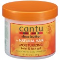 Gel coiffant Cantu Moisturizing Twist Lock 370 g au beurre de karité pour définir, hydrater et maintenir les twists et boucles des cheveux bouclés, frisés et crépus