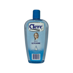 Glycérine Clere 400 ml hydratante pour peau sèche et cheveux, soin adoucissant grand format
