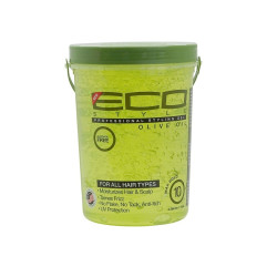 Styler Styling Gel Olive 236 ml Eco – gel coiffant à l’huile d’olive pour fixation forte et cheveux hydratés