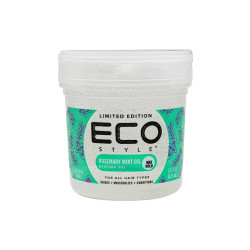 Styler Styling Gel Rosemary Mint Oil 16 oz Eco – gel coiffant enrichi en huile de romarin et menthe poivrée pour fixation longue durée et cheveux revitalisés