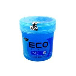 Styler Styling Gel Sport Blue 16 oz Eco – gel coiffant haute tenue pour fixation durable, contrôle des frisottis et cheveux protégés