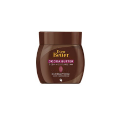 Crème hydratante au beurre de cacao 300 ml Even Better – soin nourrissant pour peau sèche, hydratation intense et douceur durable