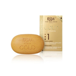 Savon exfoliant à l’huile d’argan 200 g Fair White – savon exfoliant gommant pour peau douce, lisse et éclatante